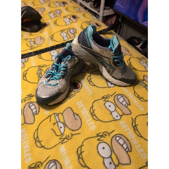 Brooks Adrenaline GTS 13 Women's Running Shoes Blue Silver Size 8 Wide (D) READ - Picture 1 of 12